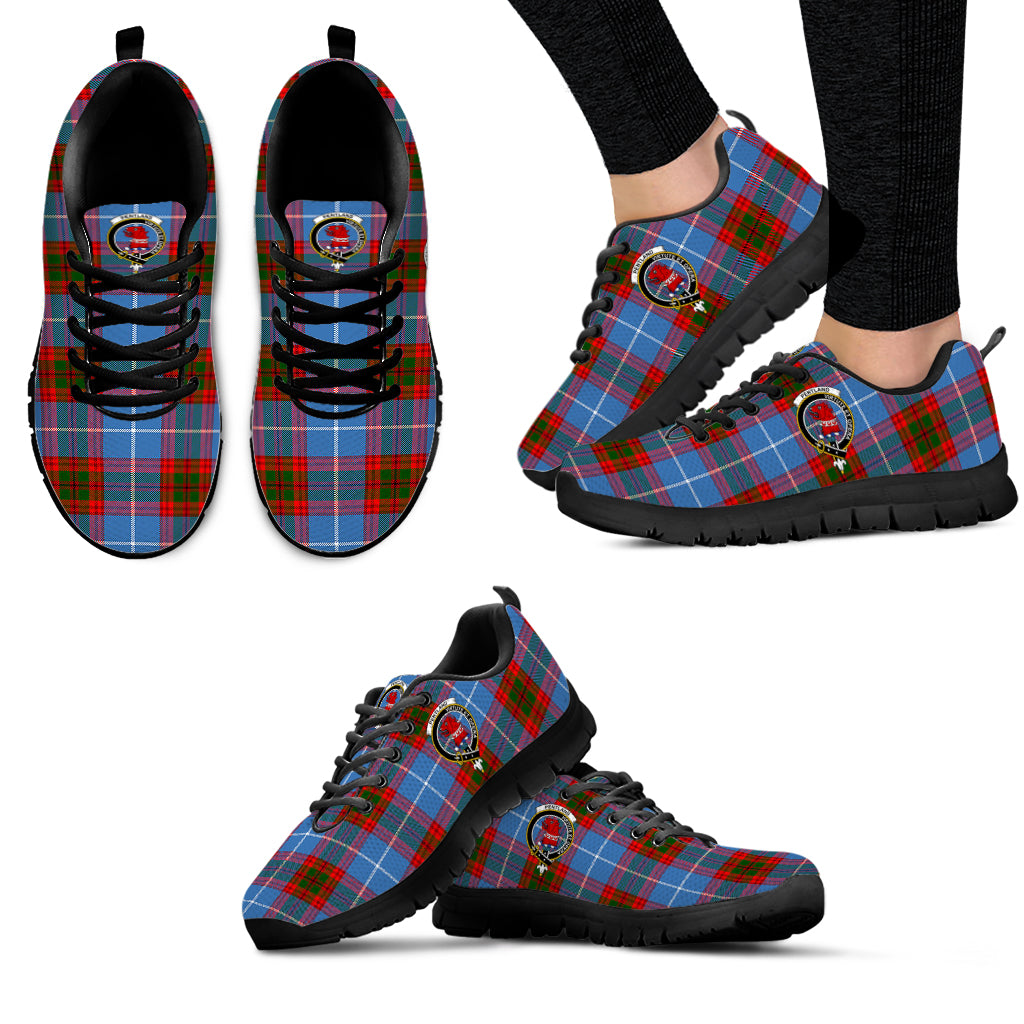 Pentland Tartan Sneakers with Family Crest - Tartan Vibes Clothing