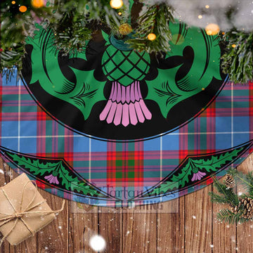 Pentland Tartan Christmas Tree Skirt Scottish Thistle Style - Tartan Vibes Clothing