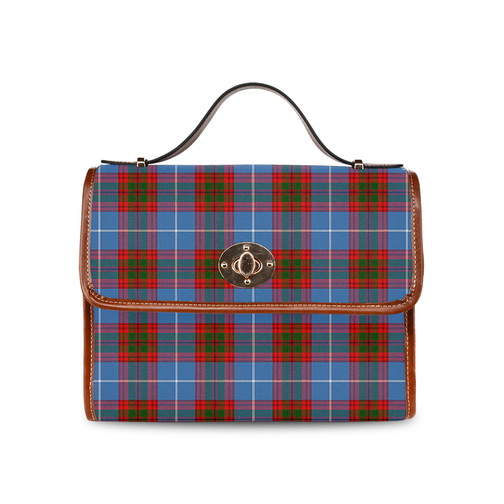 pentland-tartan-leather-strap-waterproof-canvas-bag