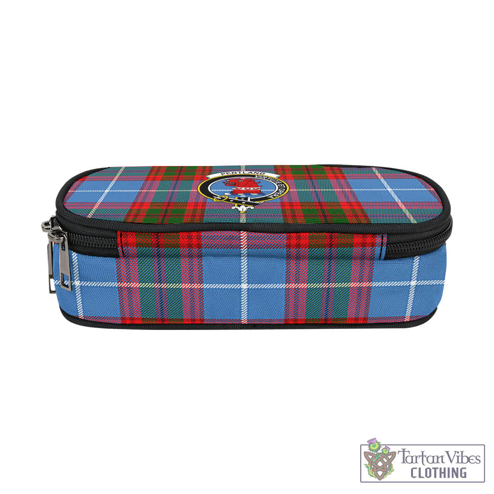 Pentland Tartan Pen and Pencil Case with Family Crest - Tartan Vibes Clothing