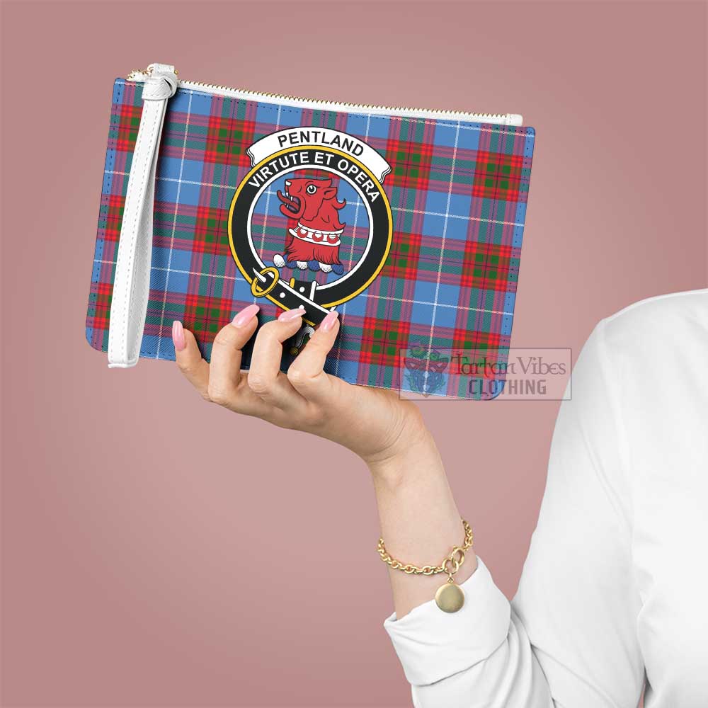 Tartan Vibes Clothing Pentland Family Crest Tartan Clutch Bag