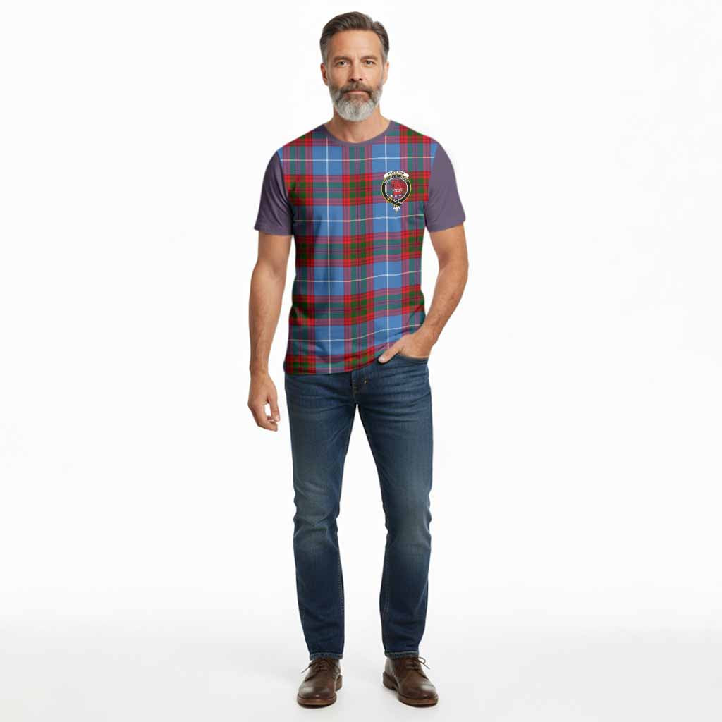 Pentland Tartan Accent Cotton T-shirt with Family Crest