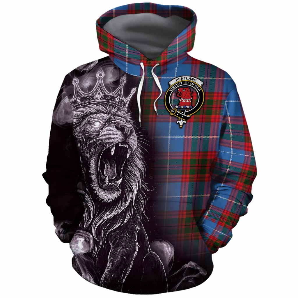 Pentland Tartan Cotton Hoodie Roaring Lion Heritage