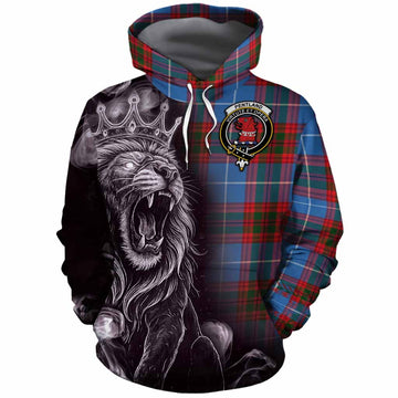 Pentland Tartan Cotton Hoodie Roaring Lion Heritage