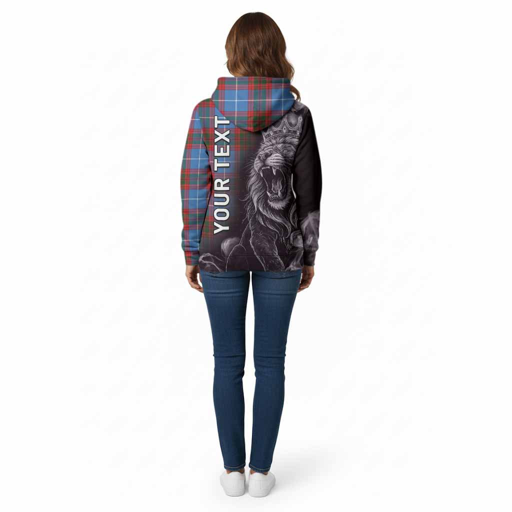 Pentland Tartan Cotton Hoodie Roaring Lion Heritage