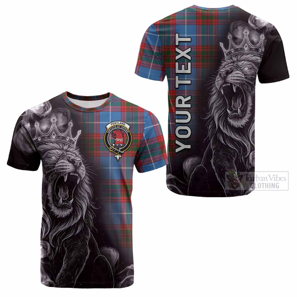 Pentland Tartan Cotton T-shirt Roaring Lion Heritage