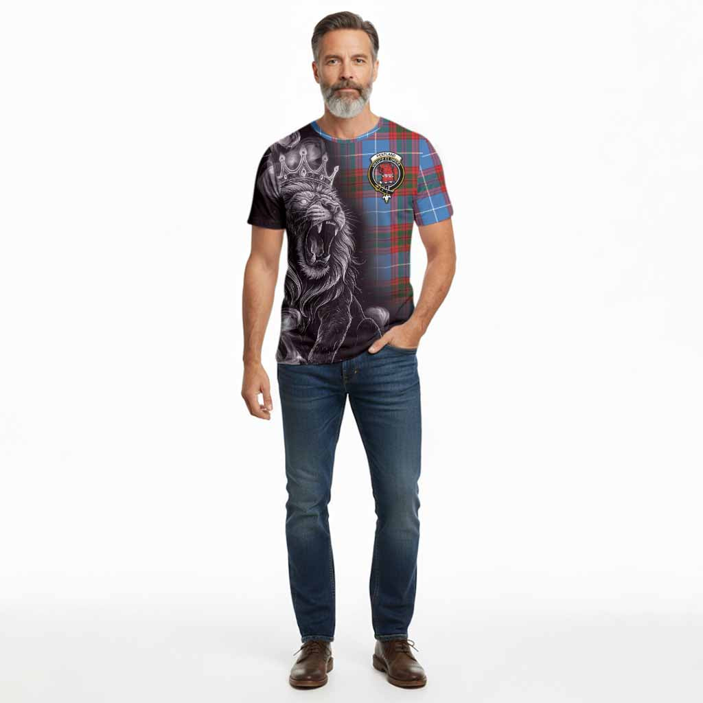 Pentland Tartan Cotton T-shirt Roaring Lion Heritage