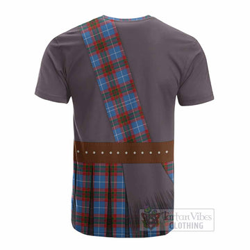 Pentland Tartan Crest Cotton T-shirt Kilt Costume Style