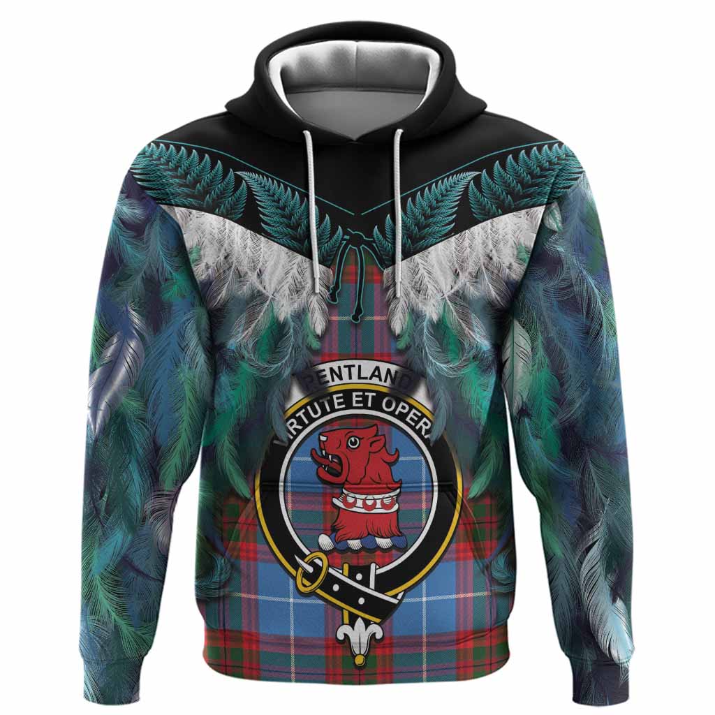 Pentland Tartan Crest Hoodie New Zealand Maori Korowai Cloak