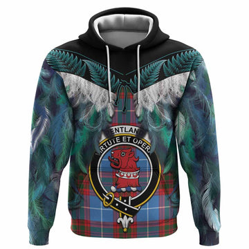 Pentland Tartan Crest Hoodie New Zealand Maori Korowai Cloak