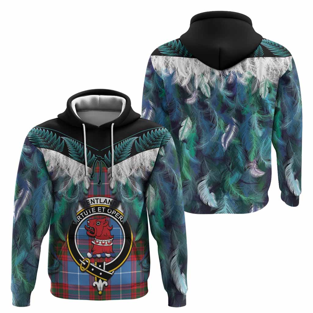 Pentland Tartan Crest Hoodie New Zealand Maori Korowai Cloak