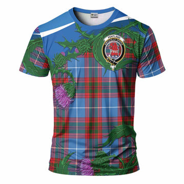 Pentland Tartan Family Crest T-Shirt Thistle in Minimalism