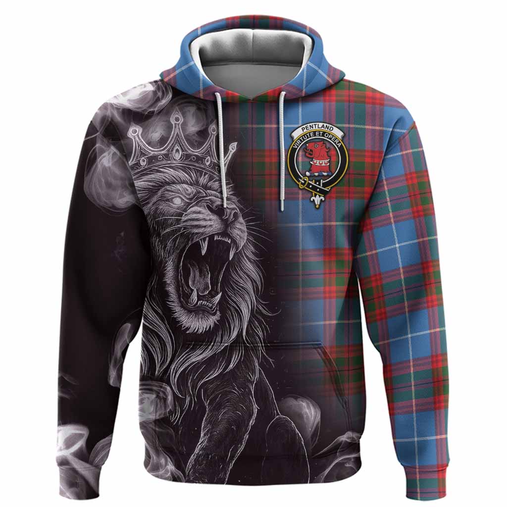 Pentland Tartan Hoodie Roaring Lion Heritage
