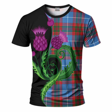 Pentland Tartan T-Shirt Traditional Scottish Thistle