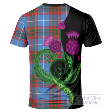 Pentland Tartan T-Shirt Traditional Scottish Thistle