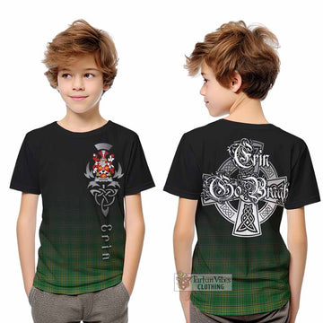 Pepper Irish Clan Kid T-Shirt with Coat of Arms Erin Go Bragh Celtic Inspired - Tartan Vibes Clothing