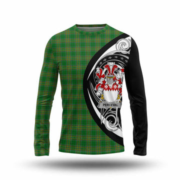 Perceval Irish Clan Long Sleeve T-Shirt Celtic Circle Style