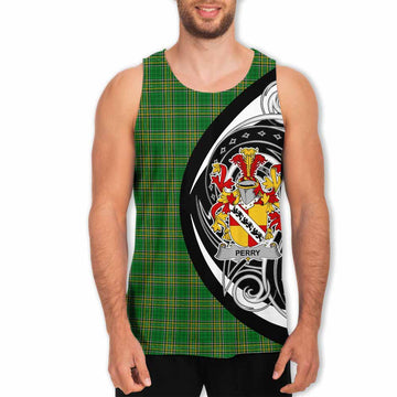Perry Irish Clan Men's Tank Top Celtic Circle Style