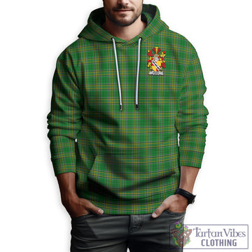 Perry Ireland Clan Tartan Hoodie with Coat of Arms