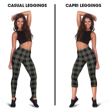 Perry Ancient Tartan Womens Leggings Capri Leggings - Tartan Vibes Clothing