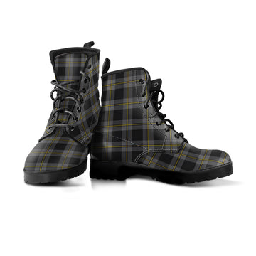Perry Ancient Tartan Leather Boots Men' Boots - Tartan Vibes Clothing