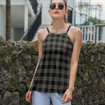 Perry Ancient Tartan Loose Halter Neck Camisole Women - Tartan Vibes Clothing