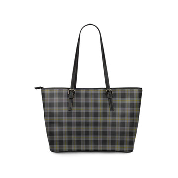 Perry Ancient Tartan Leather Tote Bag - Tartan Vibes Clothing