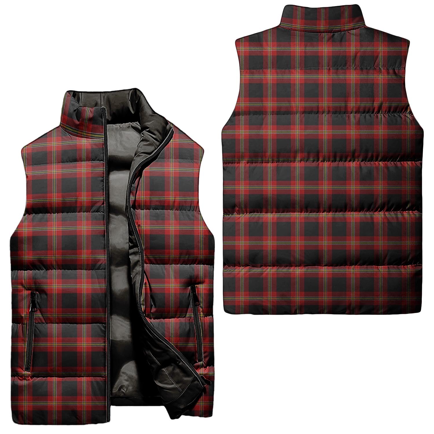 Perry-Pirrie Tartan Sleeveless Puffer Jacket Unisex - Tartan Vibes Clothing