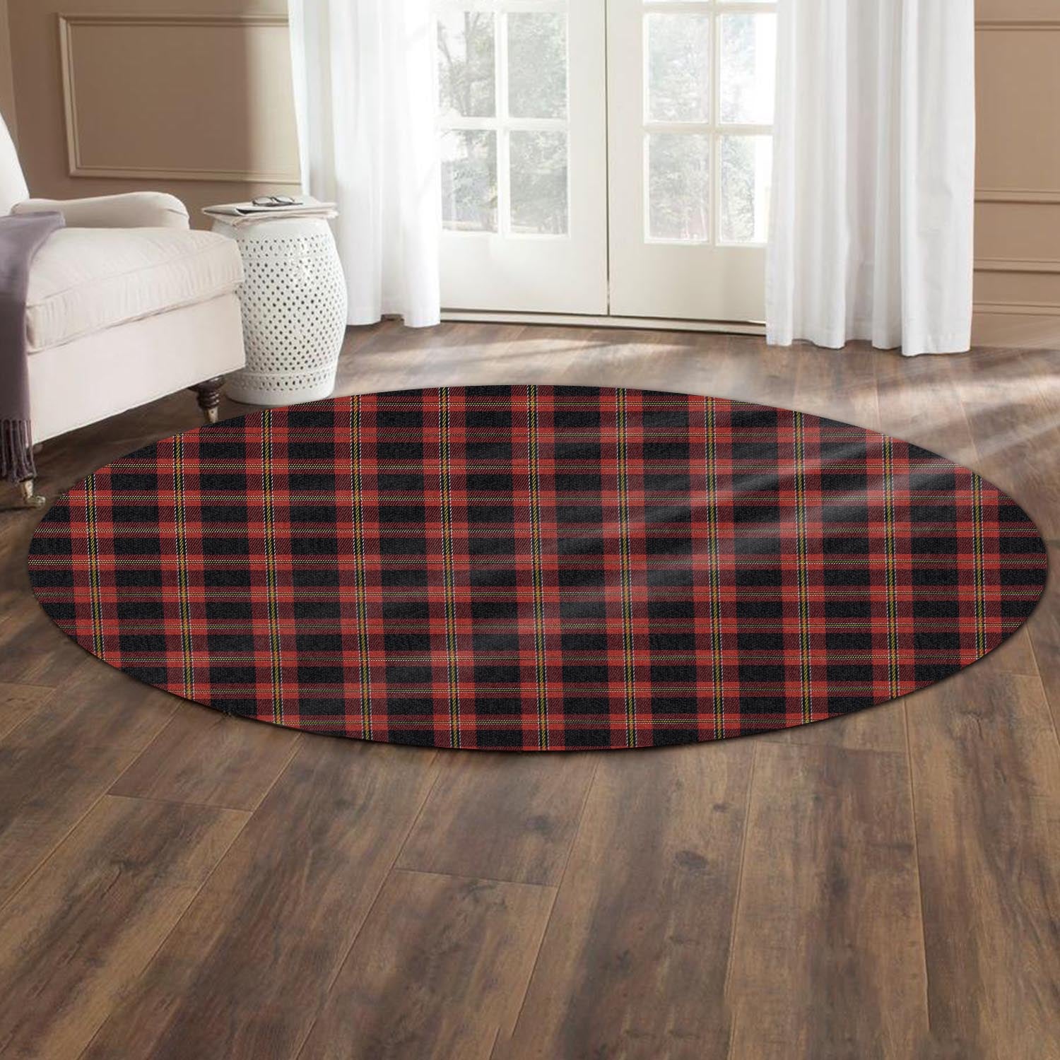 Perry-Pirrie Tartan Round Rug - Tartan Vibes Clothing