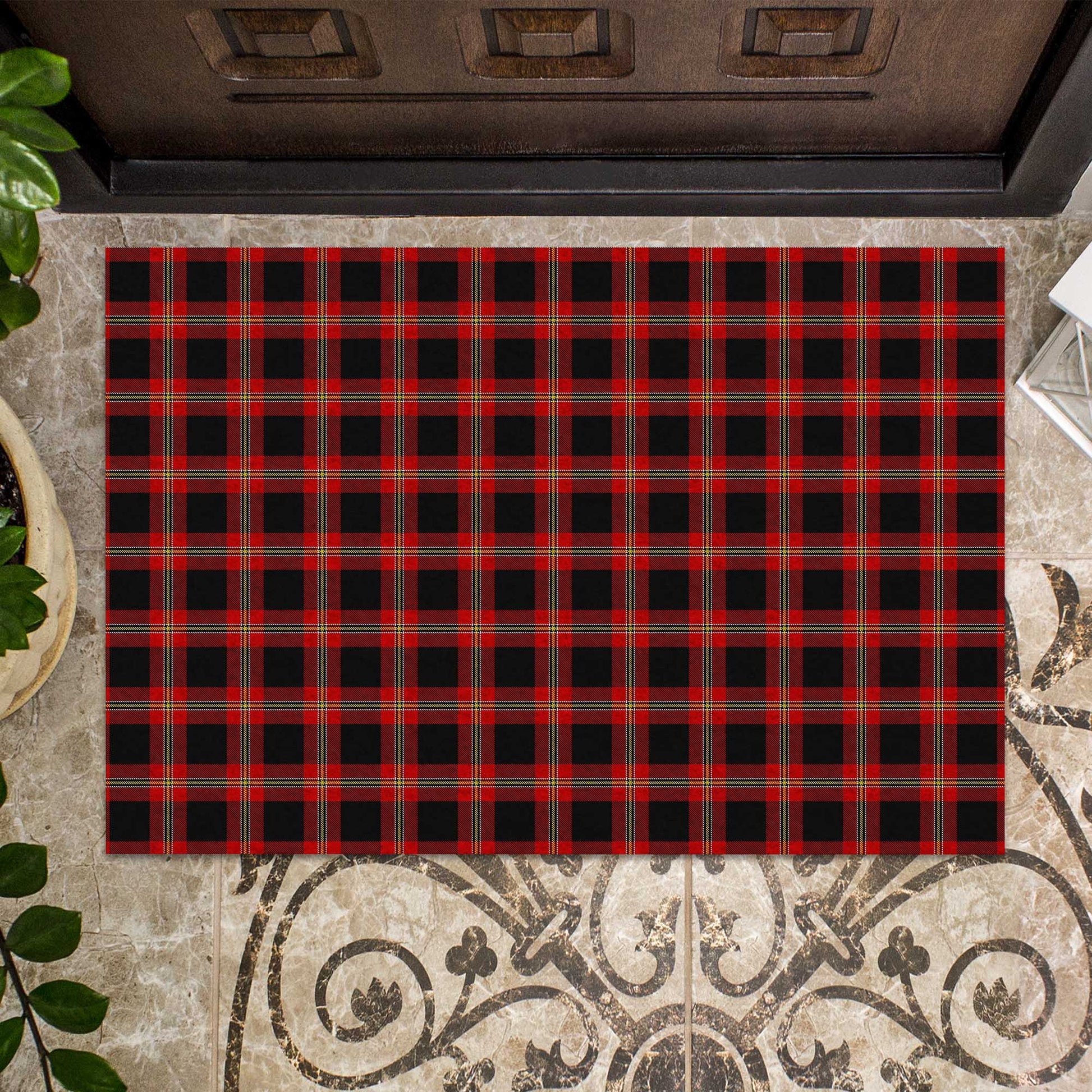 Perry-Pirrie Tartan Rubber Doormat - Tartan Vibes Clothing