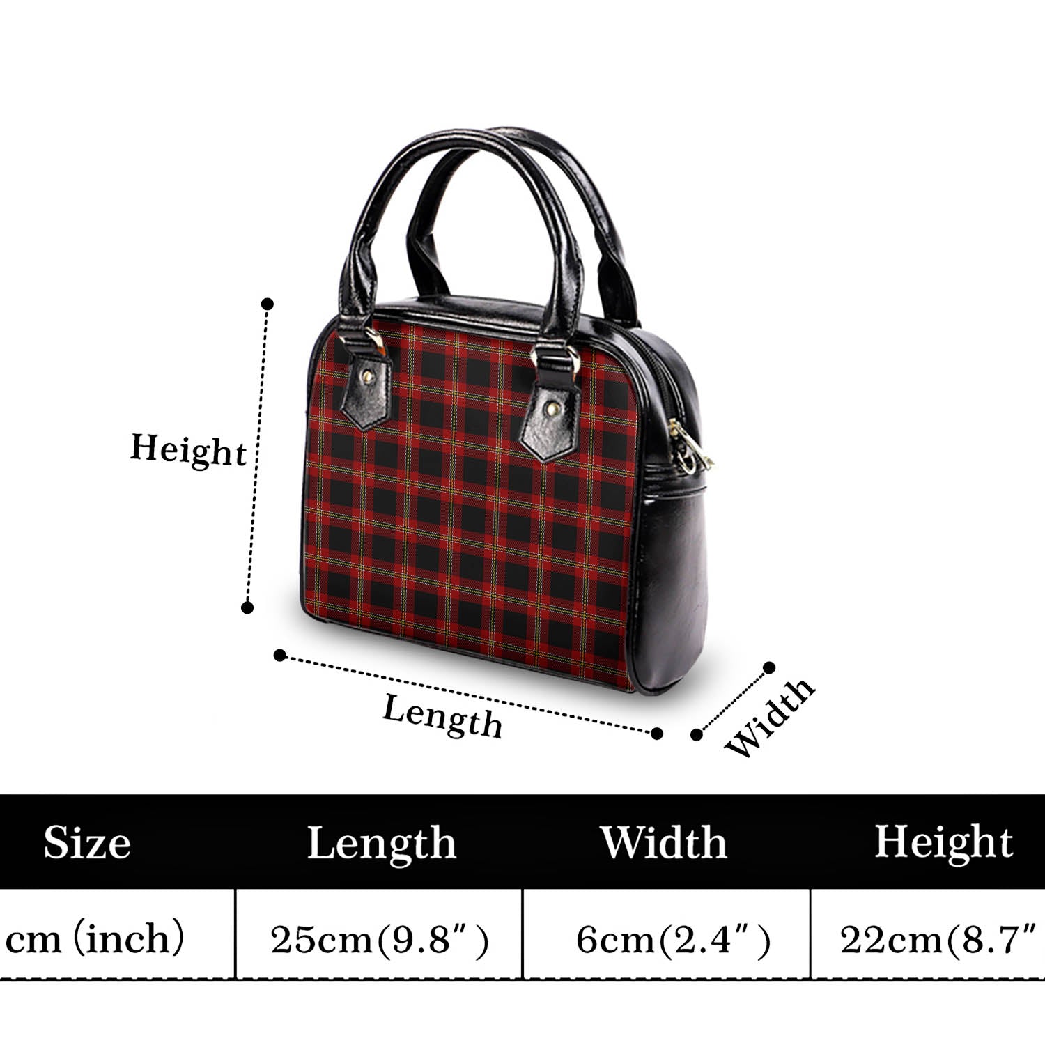 Perry-Pirrie Tartan Shoulder Handbags - Tartan Vibes Clothing