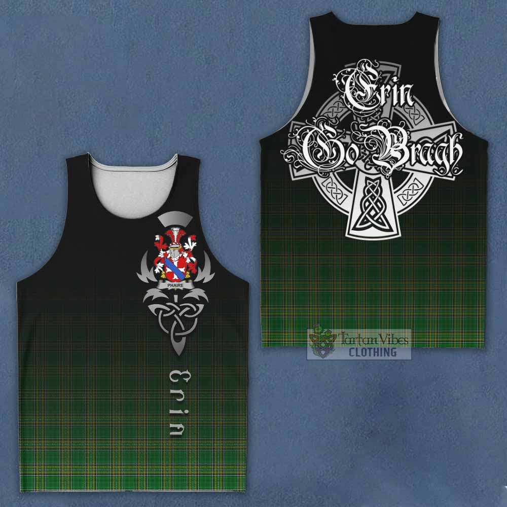 Phaire Irish Clan Men's Tank Top with Coat of Arms Erin Go Bragh Celtic Inspired - Tartan Vibes Clothing