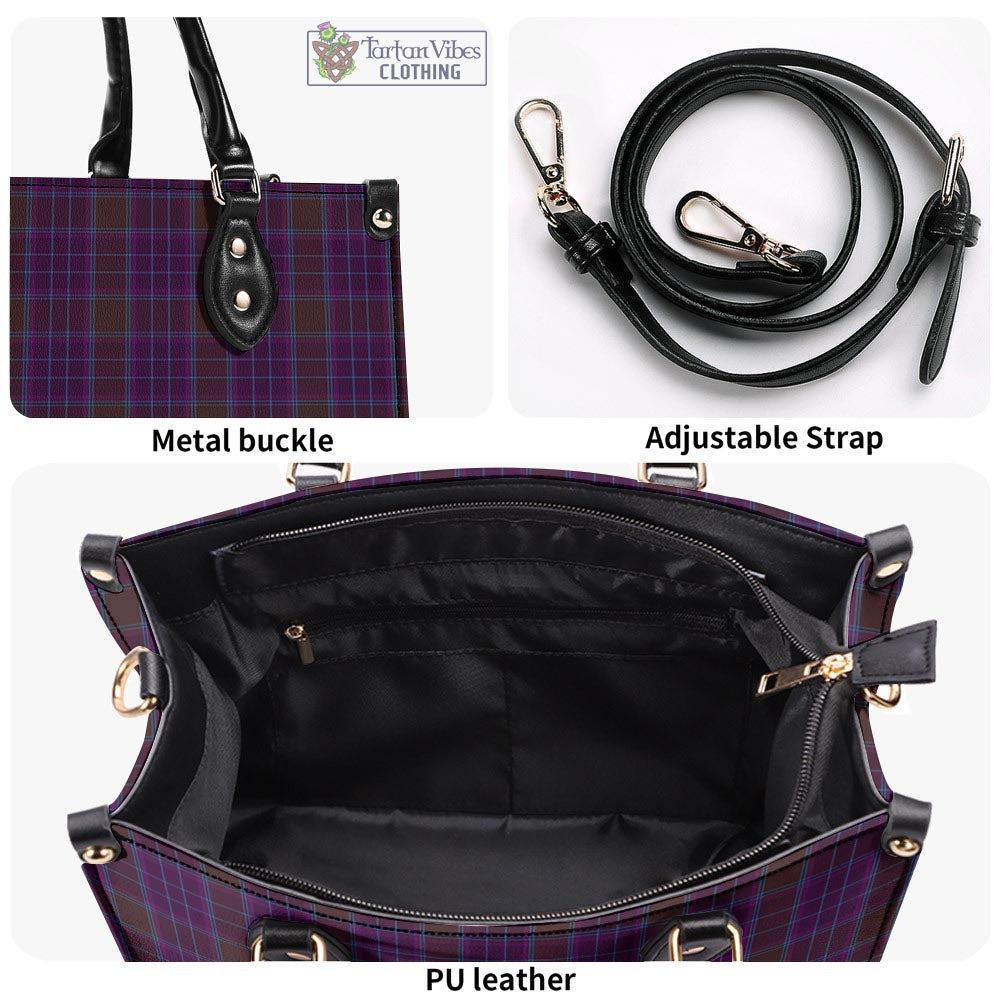 Phillips Tartan Luxury Leather Handbags - Tartan Vibes Clothing