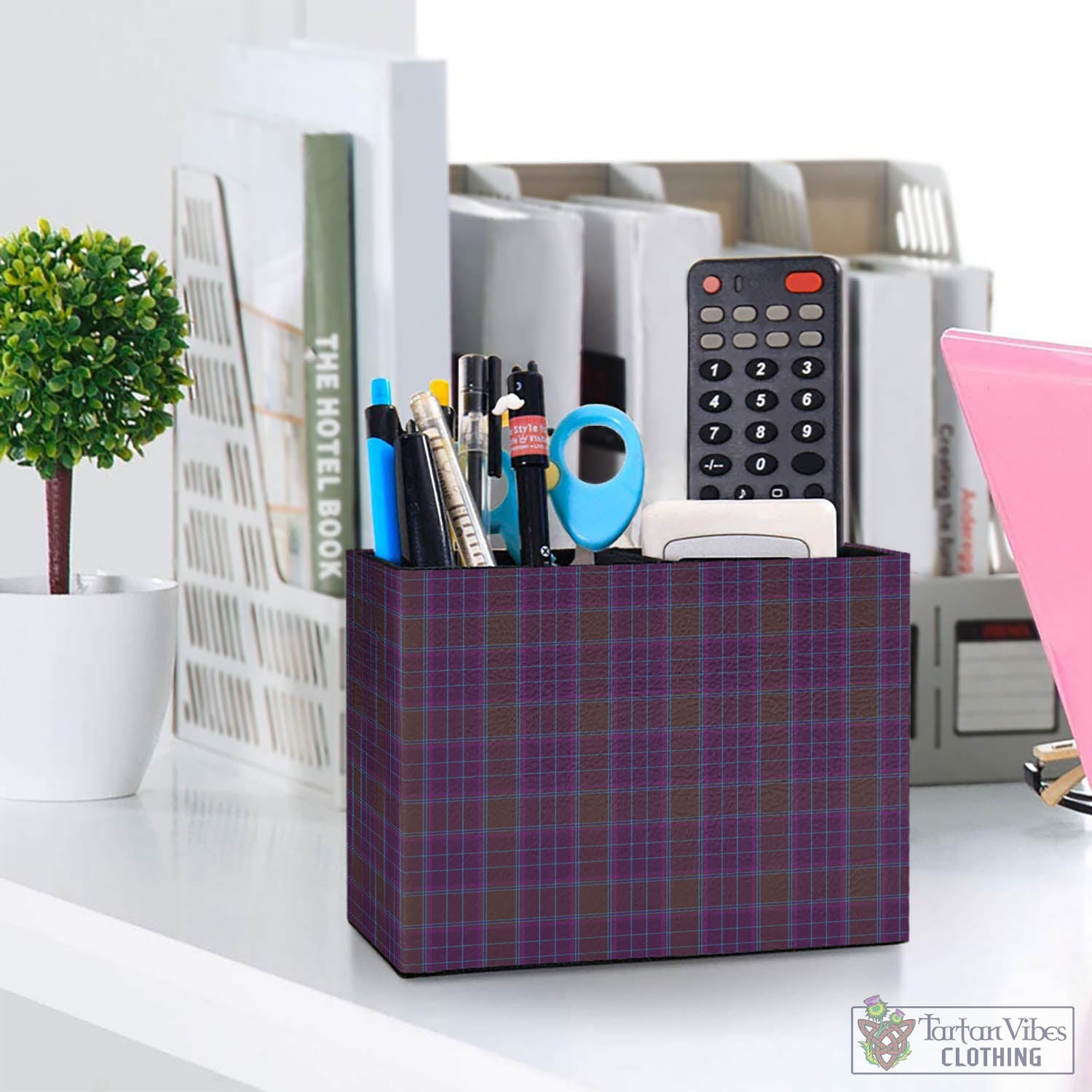 Phillips Tartan Pen Holder One Size 5.9"(L)*2.7"(W)*4.3"(H) - Tartan Vibes Clothing