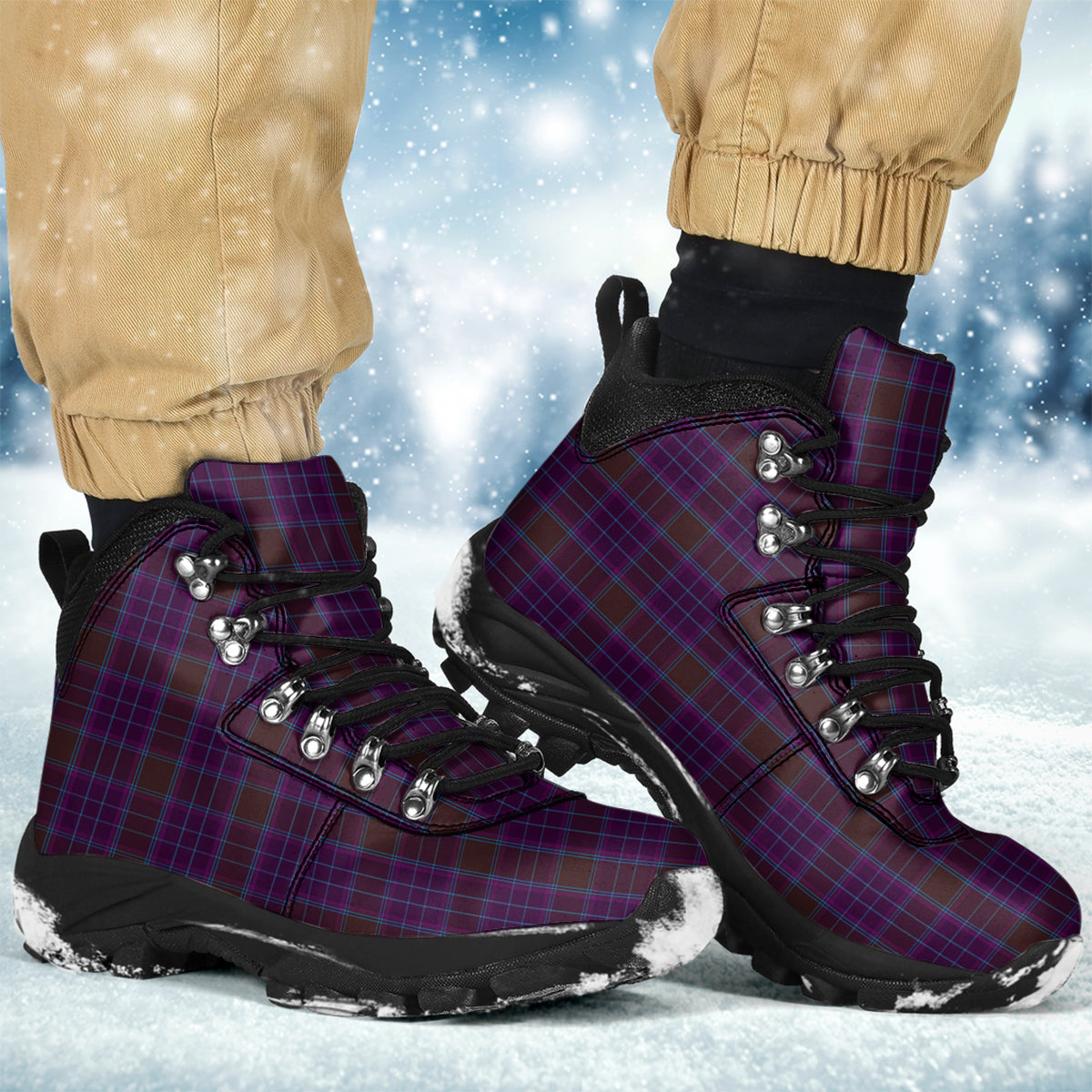 Phillips Tartan Alpine Boots - Tartanvibesclothing