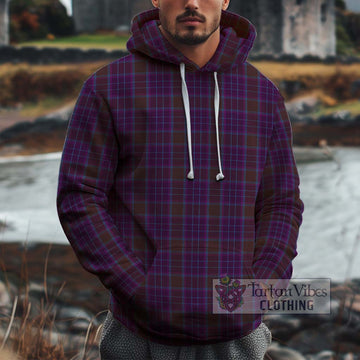 Phillips Tartan Cotton Hoodie Pullover Hoodie XS - Tartan Vibes Clothing