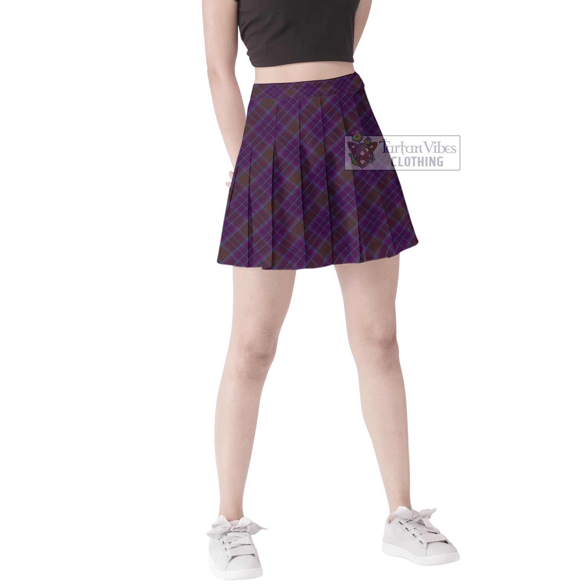 Phillips Tartan Women's Plated Mini Skirt Cross Style Female - Tartan Vibes Clothing