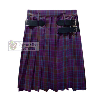 Phillips Tartan Men's Pleated Skirt - Fashion Casual Retro Scottish Kilt Style