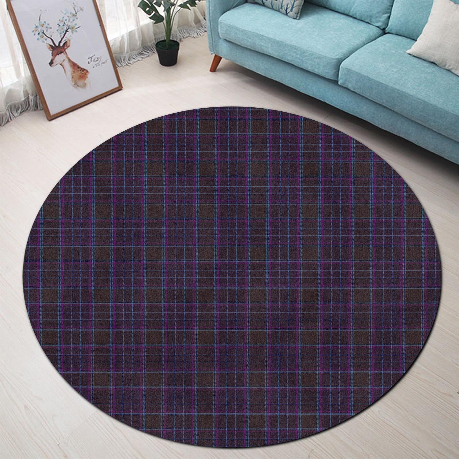 Phillips Tartan Round Rug - Tartan Vibes Clothing