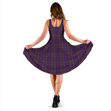 Phillips Tartan Sleeveless Midi Womens Dress