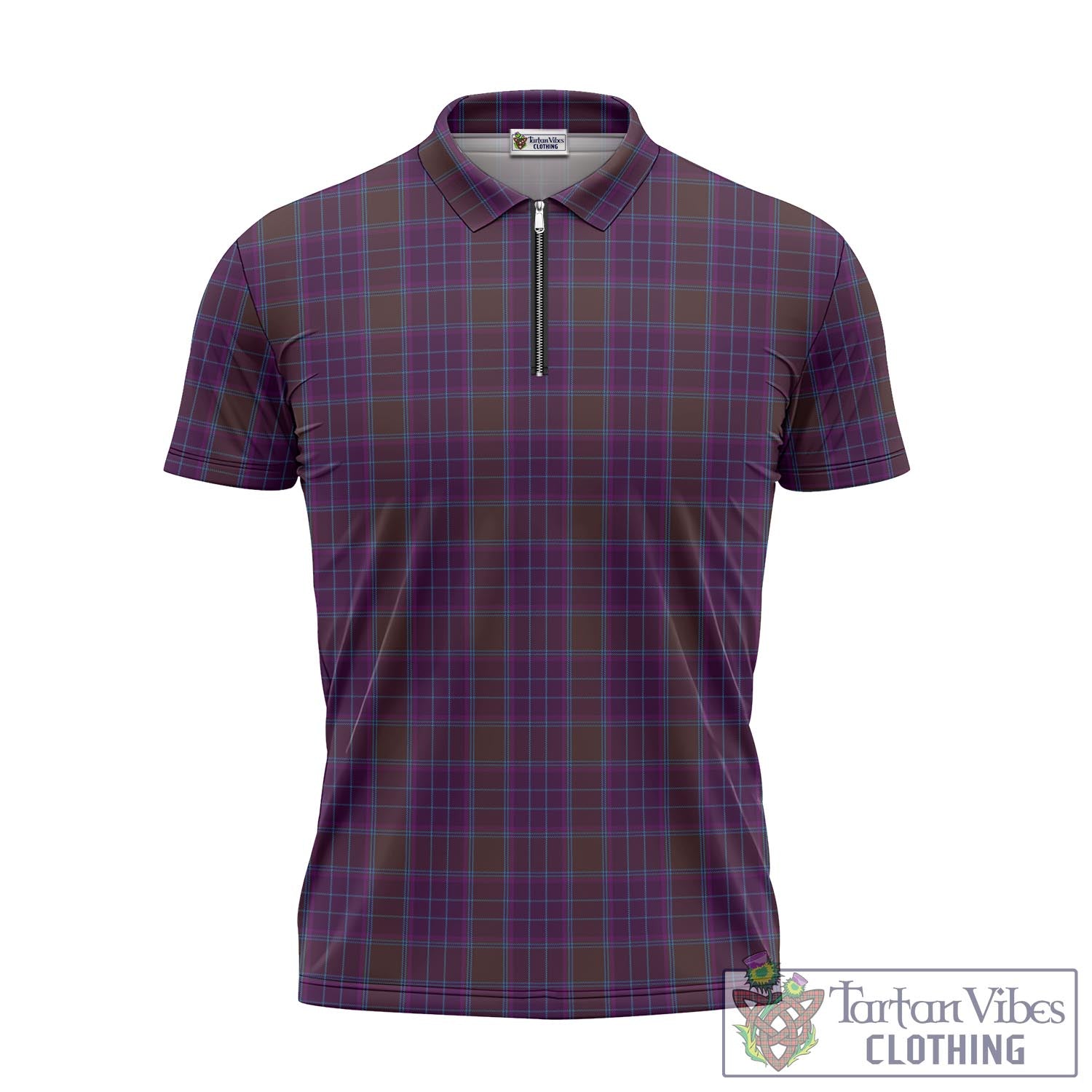 Phillips Tartan Zipper Polo Shirt - Tartan Vibes Clothing