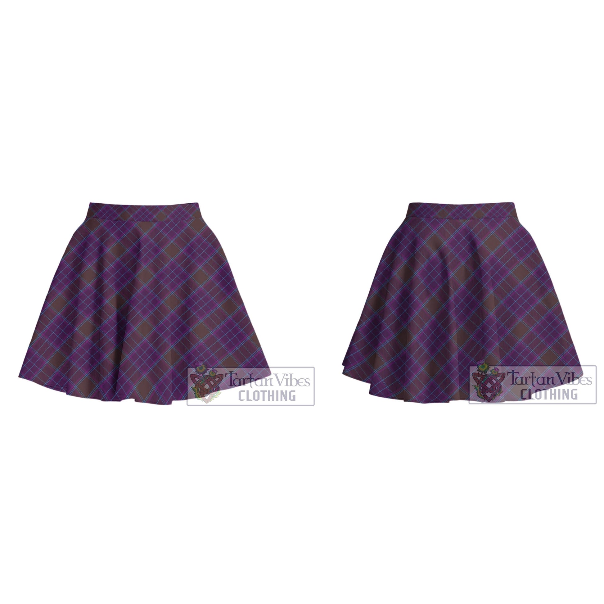 Phillips Tartan Women's Plated Mini Skirt Cross Style - Tartan Vibes Clothing