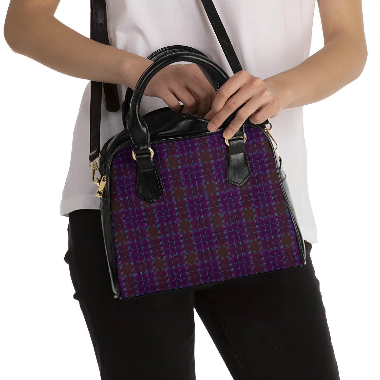 Phillips Tartan Shoulder Handbags - Tartan Vibes Clothing