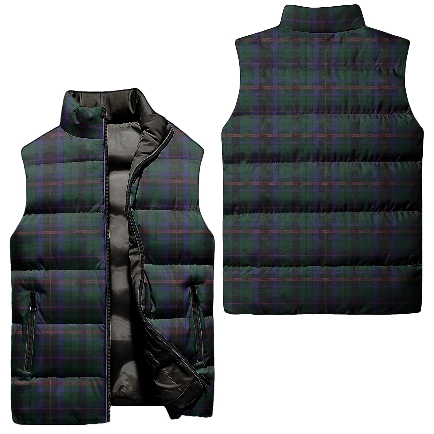 Phillips of Wales Tartan Sleeveless Puffer Jacket Unisex - Tartanvibesclothing