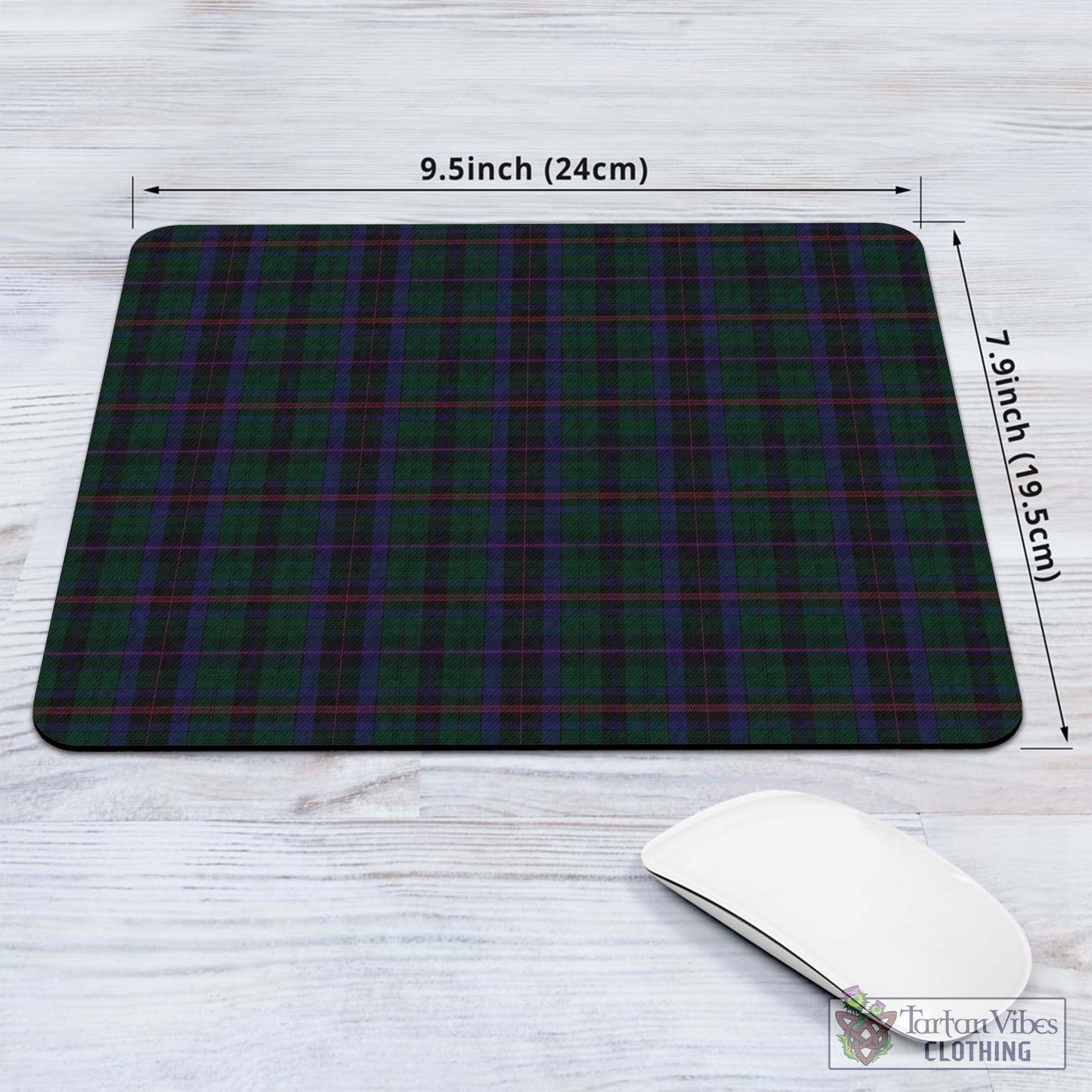 Tartan Vibes Clothing Phillips of Wales Tartan Mouse Pad