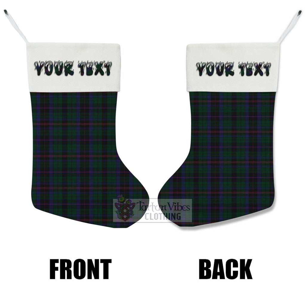 Tartan Vibes Clothing Phillips of Wales Tartan Christmas Stocking with Personalized Text