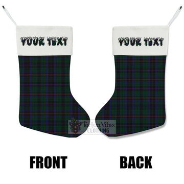 Tartan Vibes Clothing Phillips of Wales Tartan Christmas Stocking with Personalized Text