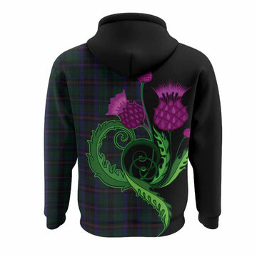 Phillips of Wales Tartan Hoodie Traditional Scottish Thistle