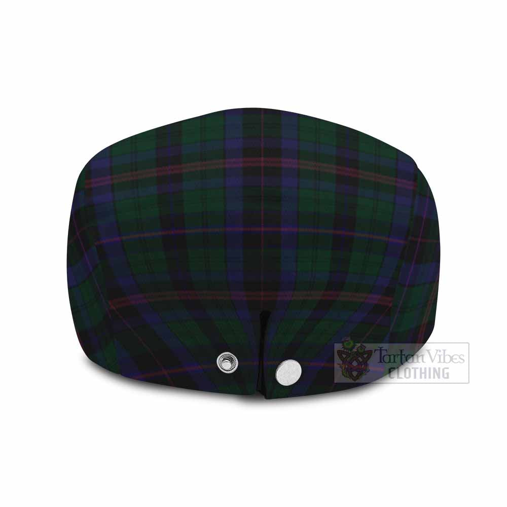 Phillips of Wales Tartan Jeff Cap, Tartan Flat Cap