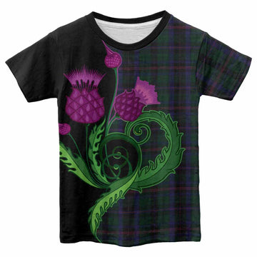 Phillips of Wales Tartan Kid T-shirt Traditional Scottish Thistle